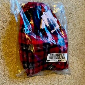 Victoria Secret brand new red plaid slippers